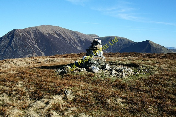 Photo 6"x4" Southern Summit Cairn of Mellbreak Loweswater\/NY1420 c2008