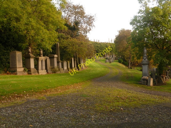 Photo 6"x4" Glasgow: lower part of the Necropolis Glasgow c2009