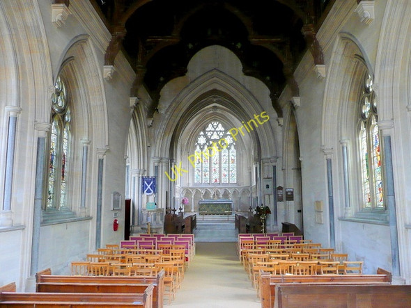 Photo 6"x4" St. Andrew's church, Toddington - nave Toddington\/SP0332 c2009