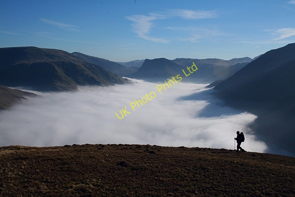 Photo 6"x4" Walker On Mellbreak Loweswater\/NY1420 c2008