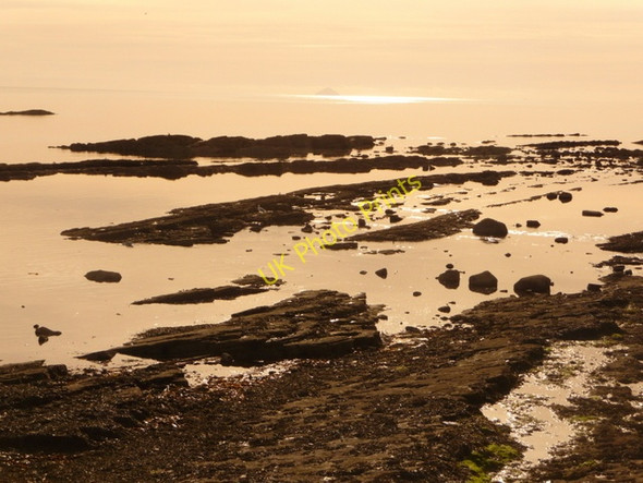 Photo 6"x4" Saltcoats: harbour rocks Saltcoats\/NS2441 c2009