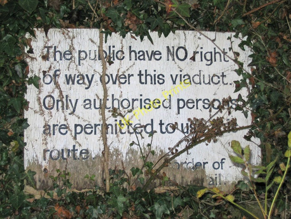 Photo 6"x4" Railway notice Melling\/SD5971 c2009