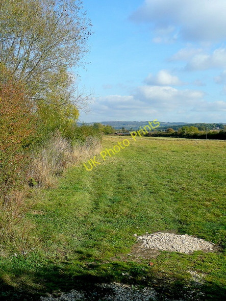 Photo 6"x4" Field edge at Alderton Fields Alderton Fields c2009