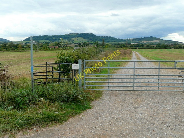 Photo 6"x4" Farm track and footpath Little Washbourne c2009