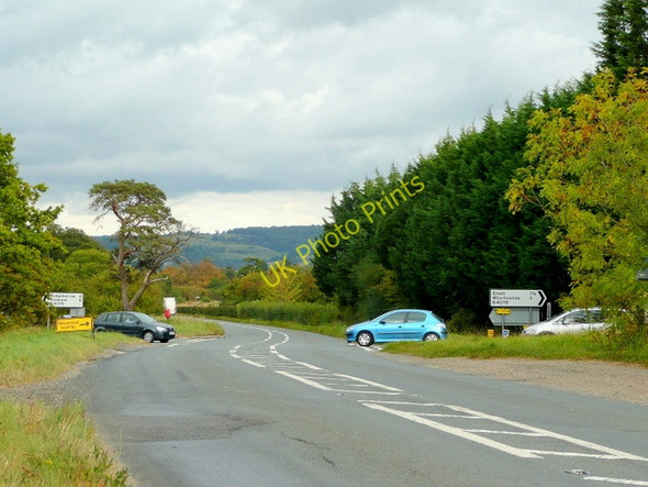 Photo 6"x4" Shetcombe crossroads Frampton Court\/SP0132 c2009