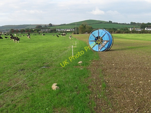 Photo 6"x4" Fieldscape and Hill Maddockstown c2009