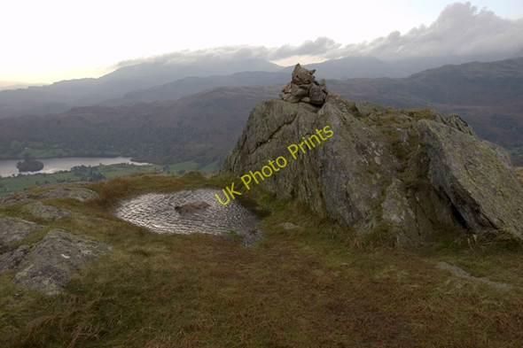 Photo 6"x4" Cairn on Stone Arthur Town Head\/NY3309 c2009