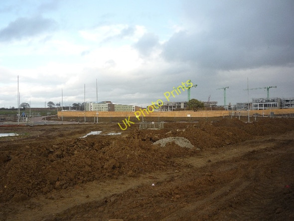 Photo 6"x4" Construction around Goodricke college Heslington c2009