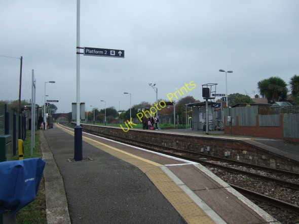 Photo 6"x4" Pinhoe station, looking west Pinhoe c2009