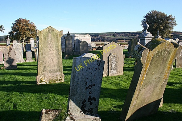 Photo 6"x4" Gravestones in Dipple Graveyard Trochelhill c2009