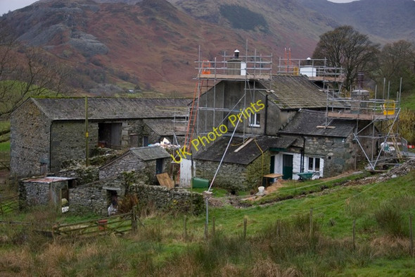Photo 6"x4" Renovations at Dale End Farm Little Langdale c2009
