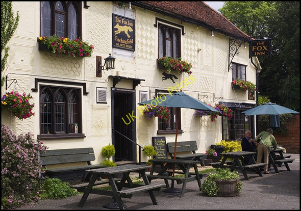 Photo 6"x4" The Fox Inn, Finchingfield Finchingfield c2008