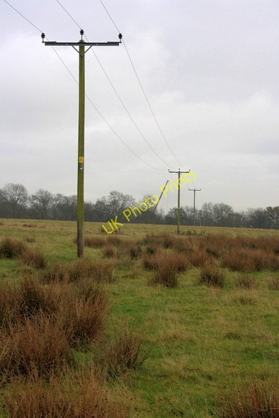 Photo 6"x4" Electricity Transmission Poles, Embleton Moor Embleton\/NZ4129 c2009