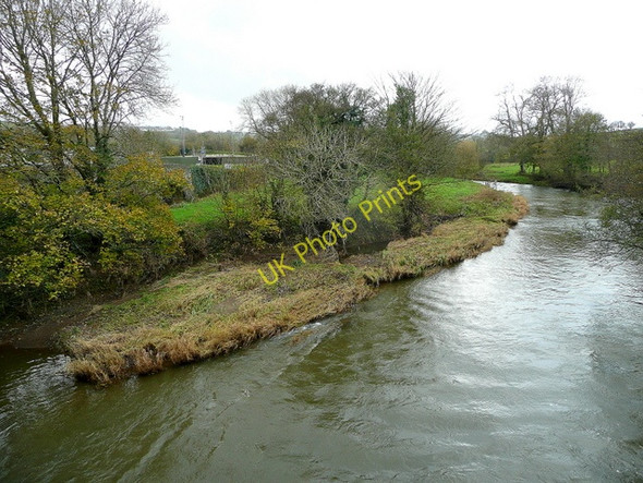 Photo 6"x4" River Tamar - upstream Launceston c2009