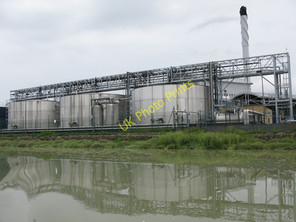Photo 6"x4" Storage tanks at the Pfizer pharmaceutical plant on the River Stour Sandwich c2009