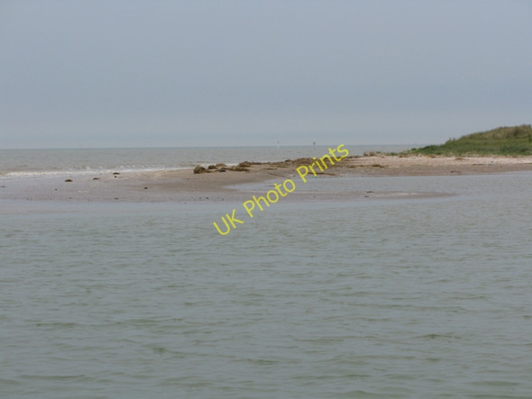 Photo 6"x4" Shell Ness shortly after high tide Richborough Port c2009