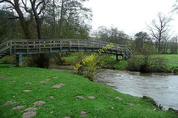 Photo 6"x4" Bridge over the River Clun Churchbank c2009
