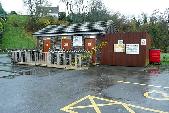 Photo 6"x4" Clun public toilets Churchbank c2009