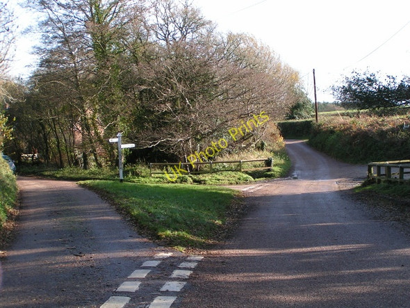 Photo 6"x4" Junction between Hawkerland and Stoneyford Goosemoor\/SY0689 c2009