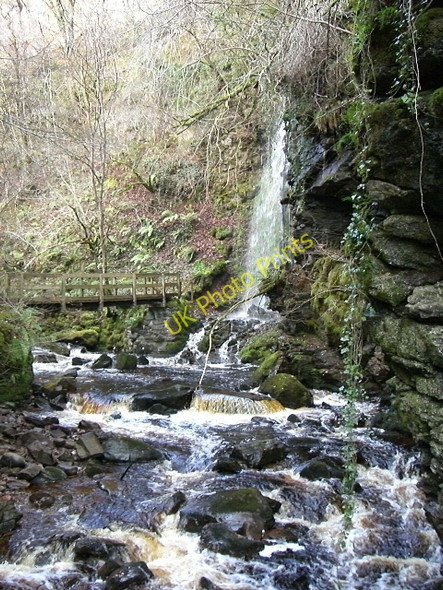 Photo 6"x4" Footbridge across Golspie Burn Backies\/NC8302 c2009