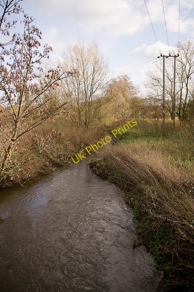 Photo 6"x4" Loop in River Wey southwest of Somerset Bridge Peper Harow c2009