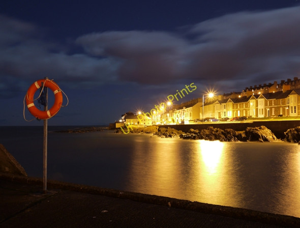 Photo 6"x4" The Seacliff Road at night Bangor\/J5081 c2009