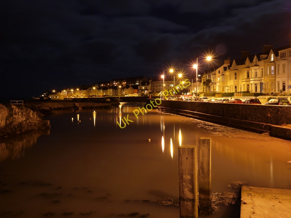 Photo 6"x4" The 'Long Hole' at night Bangor\/J5081 c2009