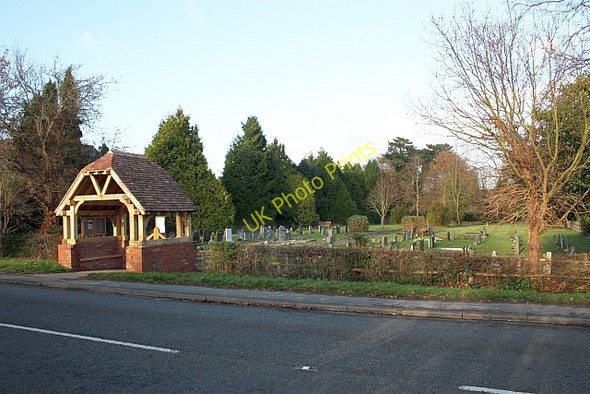 Photo 6"x4" Completed lych gate, Welland Marl Bank c2009