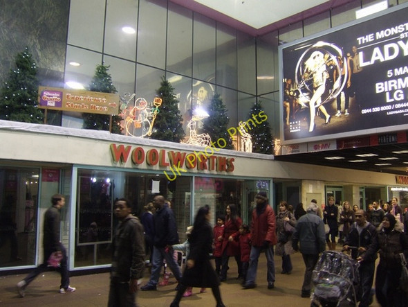 Photo 6"x4" Woolworths Birmingham - Christmas 2009 Birmingham c2009