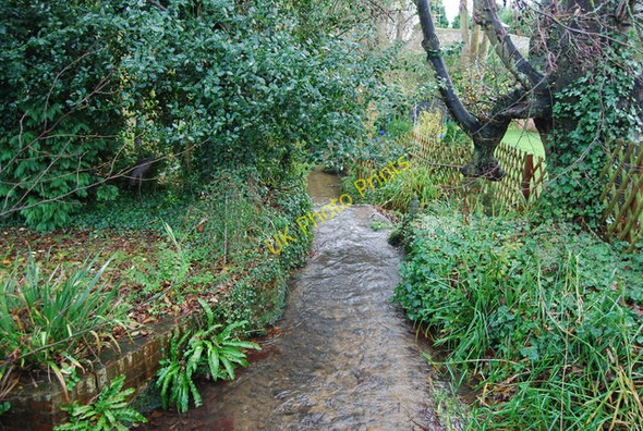 Photo 6"x4" Small stream, Eyhorne Street Eyhorne Street c2009