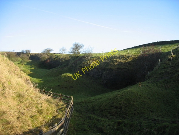 Photo 6"x4" Disused Quarry at Crindledykes Lime Kiln Thorngrafton c2009