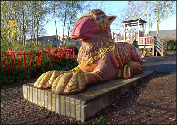 Photo 6"x4" The Griffon in the Children's Play Area Milton Keynes c2009