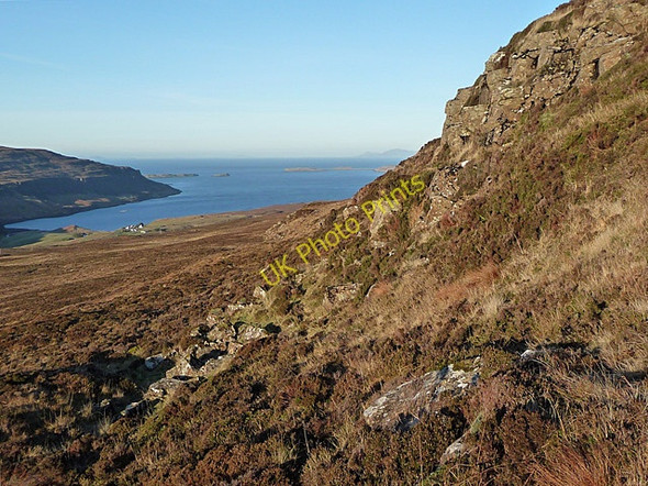 Photo 6"x4" Crags on the western slopes of Beinn Chreagach Bay\/NG2653 c2009