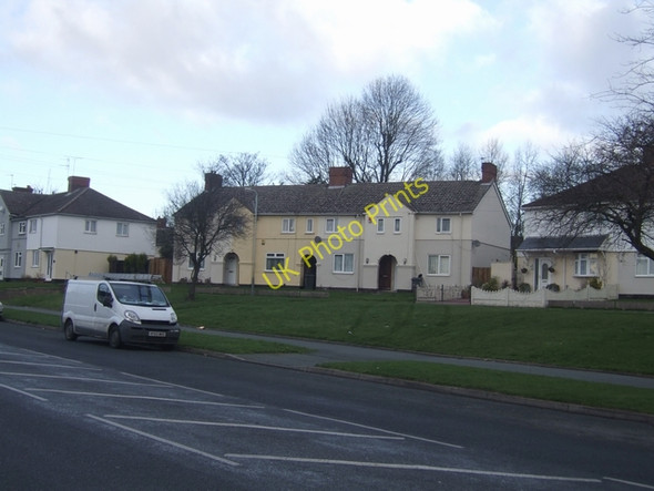 Photo 6"x4" Council Housing - Third Avenue Wednesfield c2009