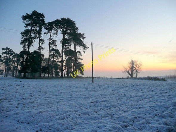 Photo 6"x4" Midwinter dawn Harewood End c2009