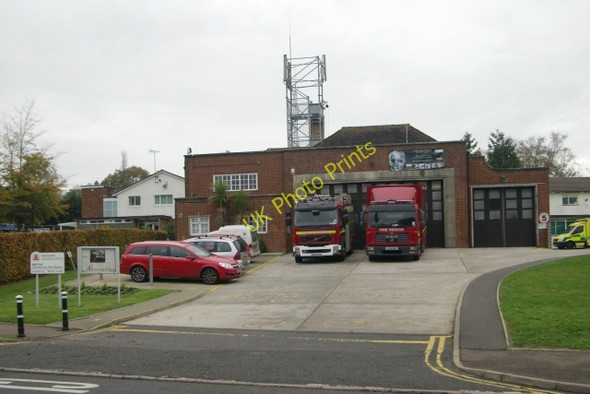 Photo 6"x4" Battle fire station Battle\/TQ7416 c2009