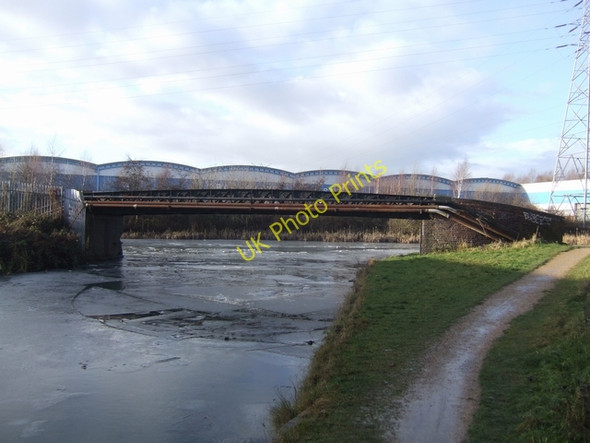 Photo 6"x4" Bradley Arm Canal - Deepfields Junction Footbridge Coseley c2009
