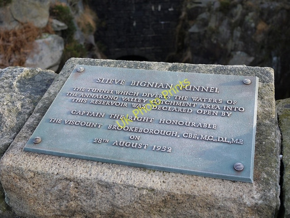 Photo 6"x4" Plaque, Binnian Tunnel Attical c2009