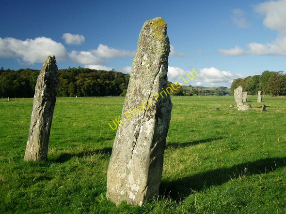 Photo 6"x4" Nether Largie Standing Stones, Kilmartin Slockavullin c2003