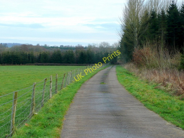 Photo 6"x4" Farm road to Hendre Isaf Llanover\/SO3108 c2009
