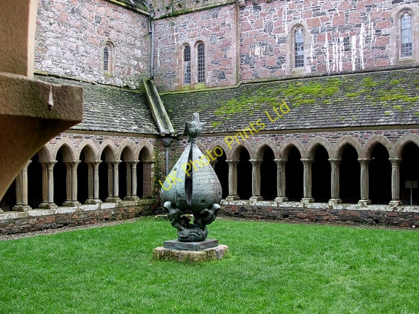 Photo 6"x4" Abbey Cloisters, Iona Baile M\u00f2r c2006