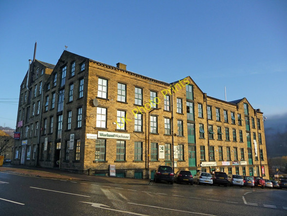 Photo 6"x4" Large mill building on Square Road Halifax c2009