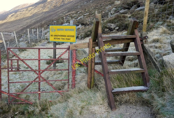 Photo 6"x4" Stile by the Ben Crom Reservoir Attical c2009