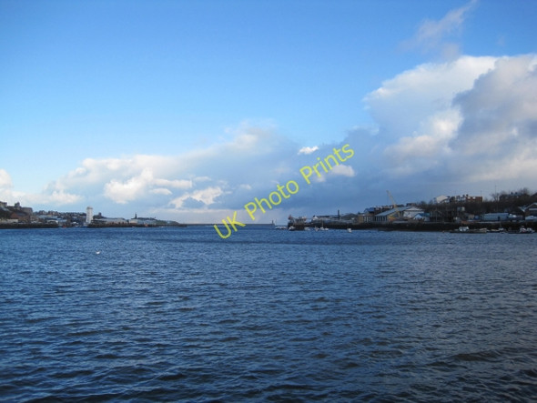 Photo 6"x4" River Tyne from North Shields Ferry Jetty Meadow Well c2010 P1