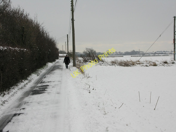 Photo 6"x4" The road between Hammill and Selson Hammill c2010
