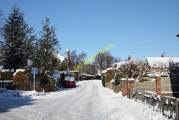Photo 6"x4" Chase Road in the snow Upper Welland c2010