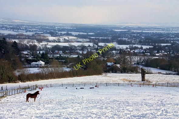 Photo 6"x4" Snow covered fields Brand Green\/SO7641 c2010