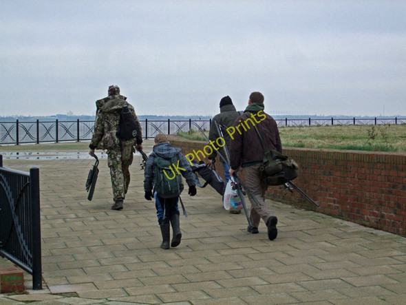 Photo 6"x4" Humber Bank Footpath Barton-Upon-Humber c2009