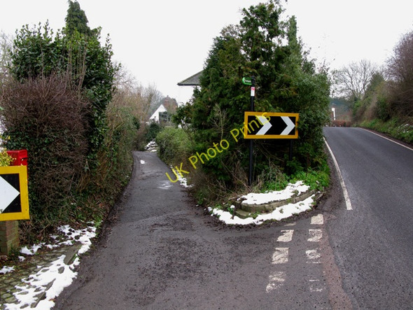Photo 6"x4" Road to Marshborough and Marshborough Road Marshborough c2010