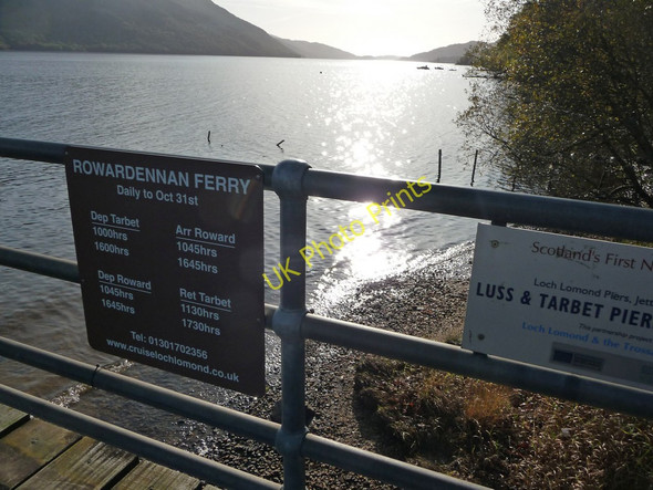 Photo 6"x4" Rowardennan ferry times - Tarbet Pier Tarbet\/NN3104 c2009
